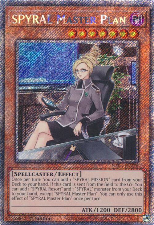 SPYRAL Master Plan [RA04-EN276] Platinum Secret Rare | Cracking-Singles