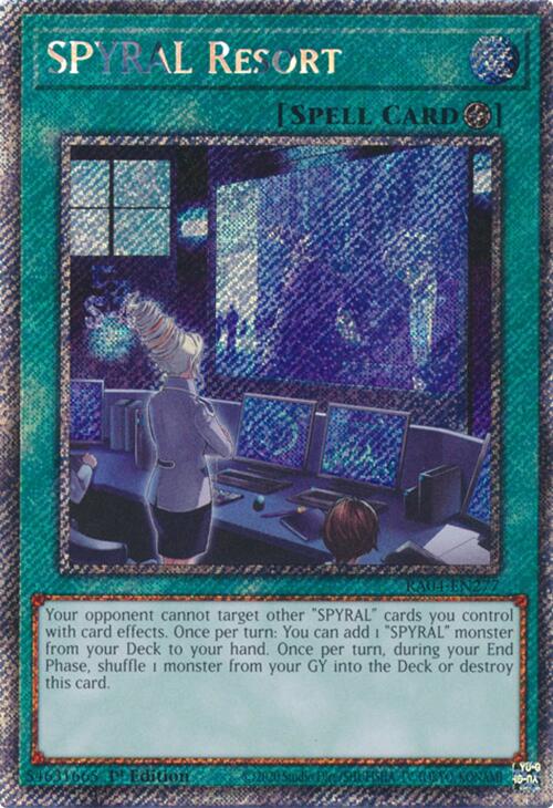SPYRAL Resort [RA04-EN277] Platinum Secret Rare | Cracking-Singles