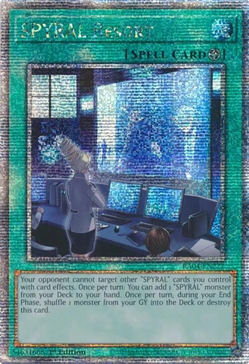 SPYRAL Resort [RA04-EN277] Quarter Century Secret Rare | Cracking-Singles