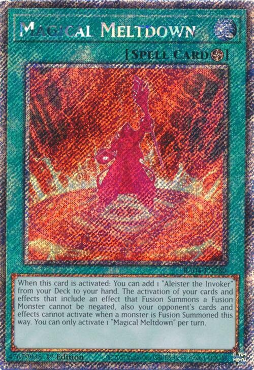 Magical Meltdown [RA04-EN280] Platinum Secret Rare | Cracking-Singles