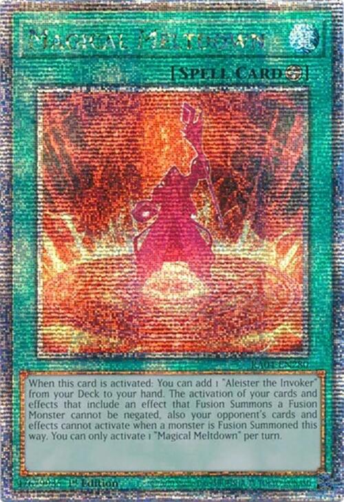 Magical Meltdown [RA04-EN280] Quarter Century Secret Rare | Cracking-Singles