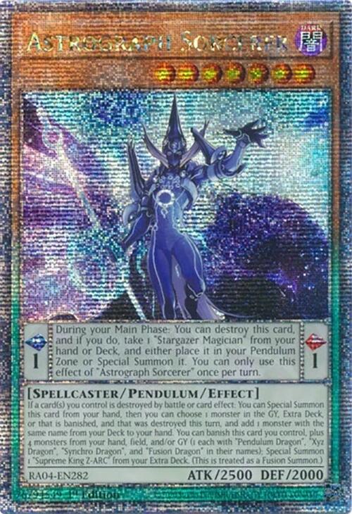 Astrograph Sorcerer [RA04-EN282] Quarter Century Secret Rare | Cracking-Singles