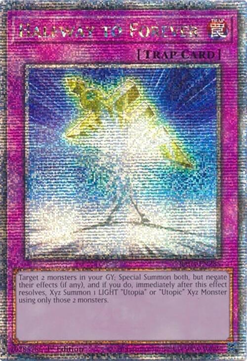 Halfway to Forever [RA04-EN285] Quarter Century Secret Rare | Cracking-Singles
