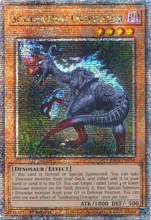 Souleating Oviraptor [RA04-EN288] Quarter Century Secret Rare | Cracking-Singles