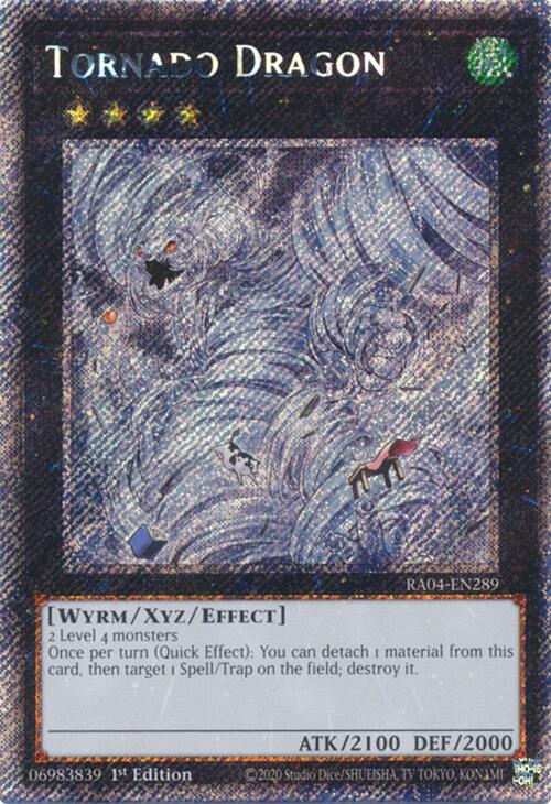 Tornado Dragon [RA04-EN289] Platinum Secret Rare | Cracking-Singles