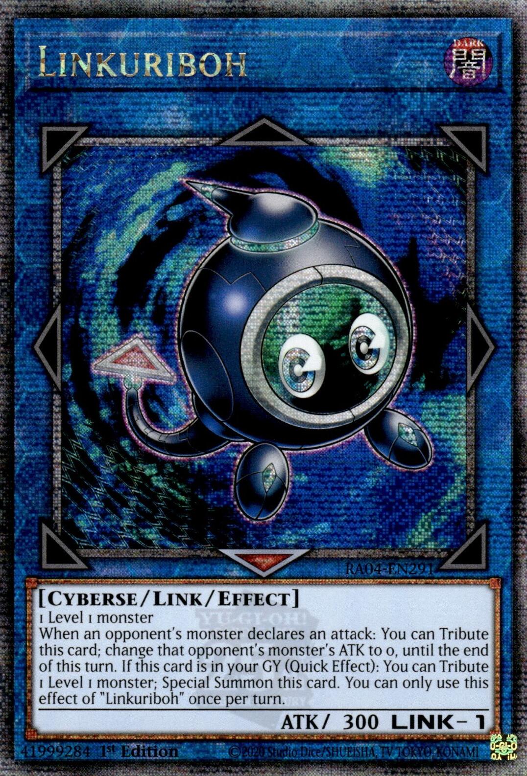 Linkuriboh [RA04-EN291] Quarter Century Secret Rare | Cracking-Singles