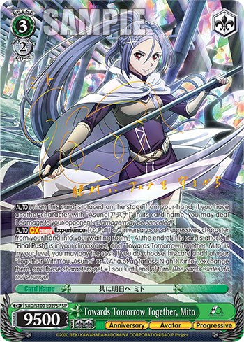 Towards Tomorrow Together, Mito [Sword Art Online Animation 10th Anniversary] | Cracking-Singles
