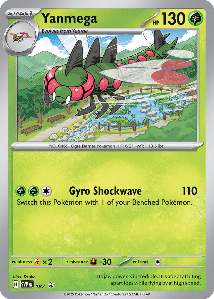 Yanmega (187) [Scarlet & Violet: Black Star Promos] | Cracking-Singles