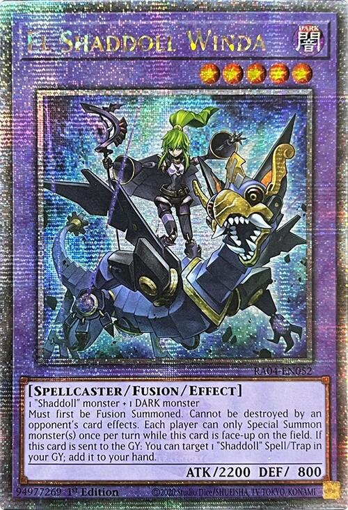 El Shaddoll Winda [RA04-EN052] Quarter Century Secret Rare | Cracking-Singles