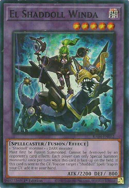 El Shaddoll Winda [RA04-EN052] Super Rare | Cracking-Singles