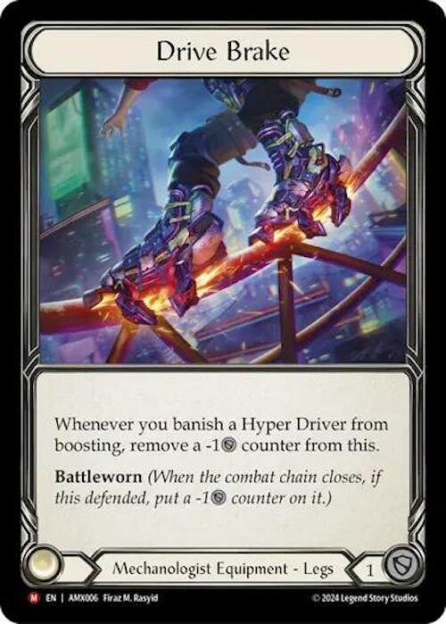 Drive Brake [AMX006] (Armory Deck: Maxx Nitro)  Rainbow Foil | Cracking-Singles