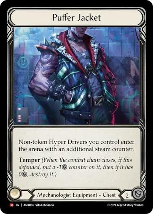 Puffer Jacket [AMX004] (Armory Deck: Maxx Nitro)  Rainbow Foil | Cracking-Singles