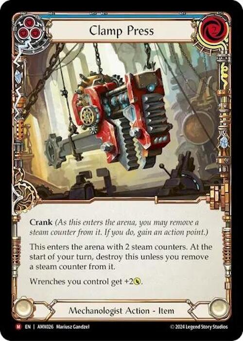 Clamp Press [AMX026] (Armory Deck: Maxx Nitro) | Cracking-Singles