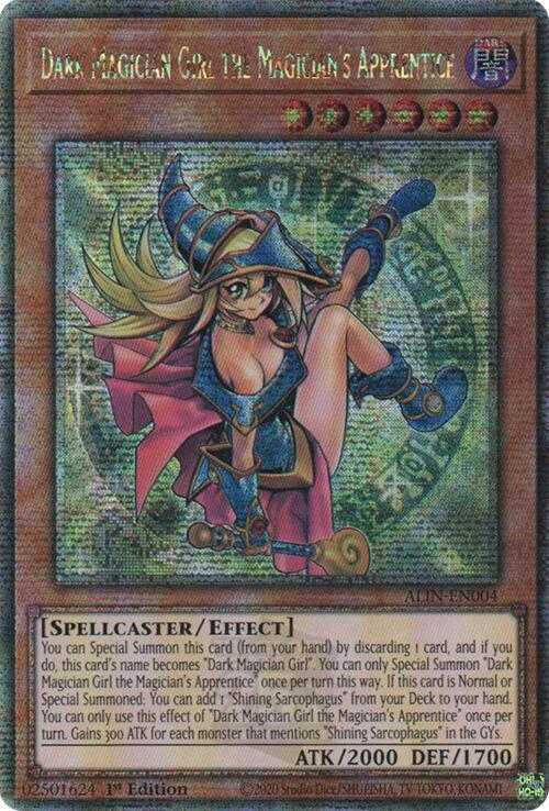 Dark Magician Girl the Magician's Apprentice [ALIN-EN004] Quarter Century Secret Rare | Cracking-Singles