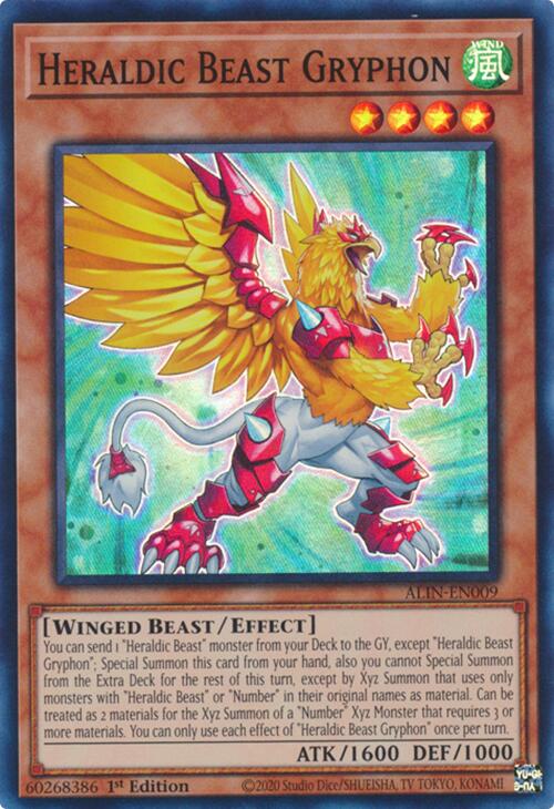 Heraldic Beast Gryphon [ALIN-EN009] Super Rare | Cracking-Singles