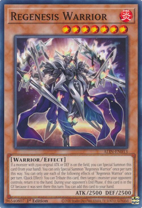 Regenesis Warrior [ALIN-EN013] Common | Cracking-Singles