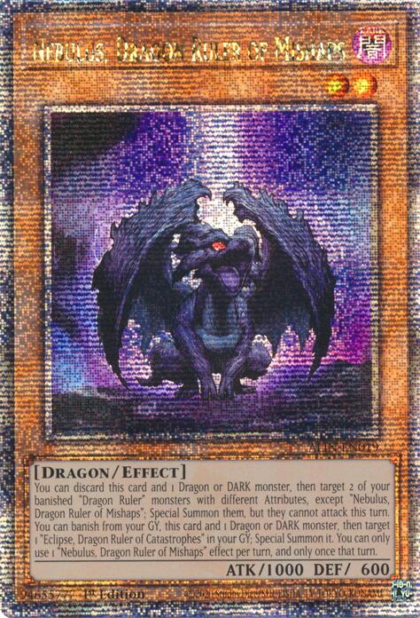 Nebulus, Dragon Ruler of Mishaps [ALIN-EN019] Quarter Century Secret Rare | Cracking-Singles