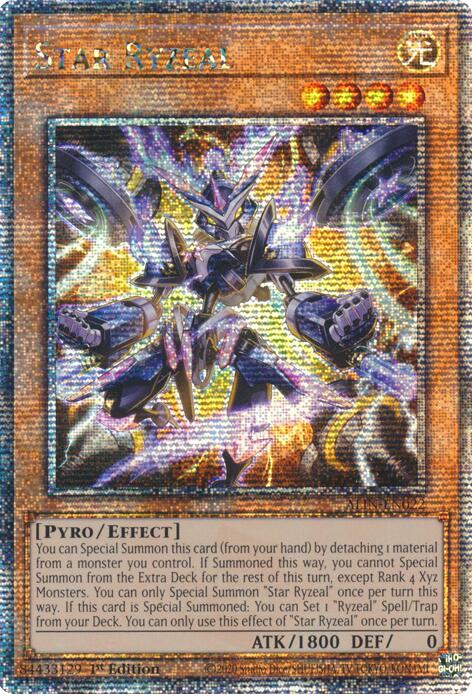 Star Ryzeal [ALIN-EN022] Quarter Century Secret Rare | Cracking-Singles