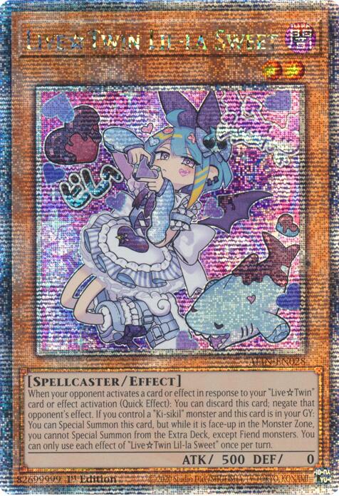 Live Twin Lil-la Sweet [ALIN-EN028] Quarter Century Secret Rare | Cracking-Singles