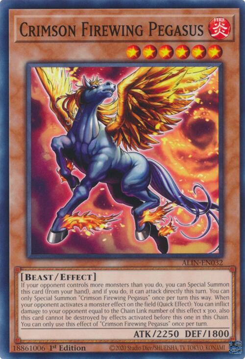 Crimson Firewing Pegasus [ALIN-EN032] Common | Cracking-Singles