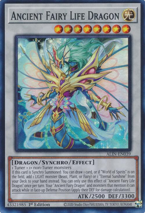 Ancient Fairy Life Dragon [ALIN-EN039] Super Rare | Cracking-Singles