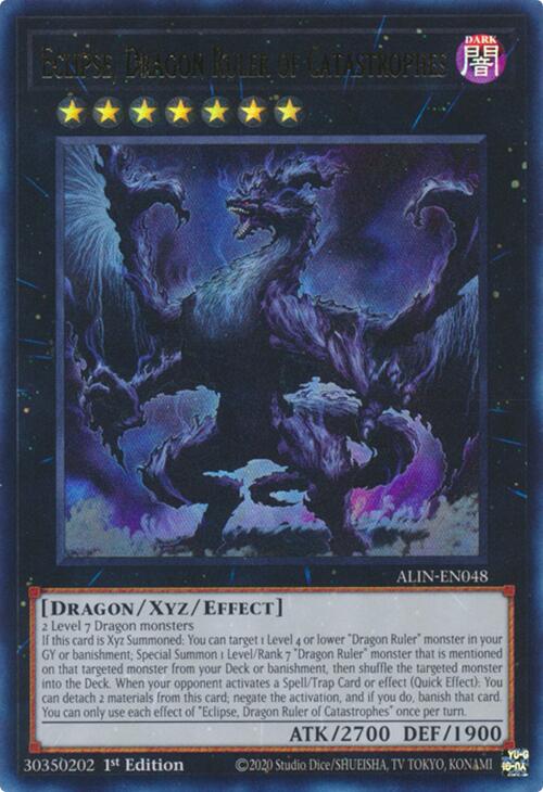 Eclipse, Dragon Ruler of Catastrophes [ALIN-EN048] Ultra Rare | Cracking-Singles