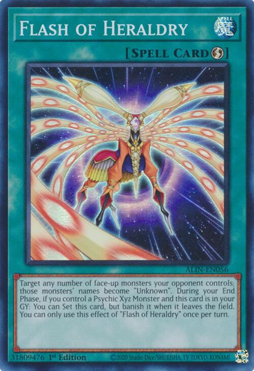 Flash of Heraldry [ALIN-EN056] Super Rare | Cracking-Singles
