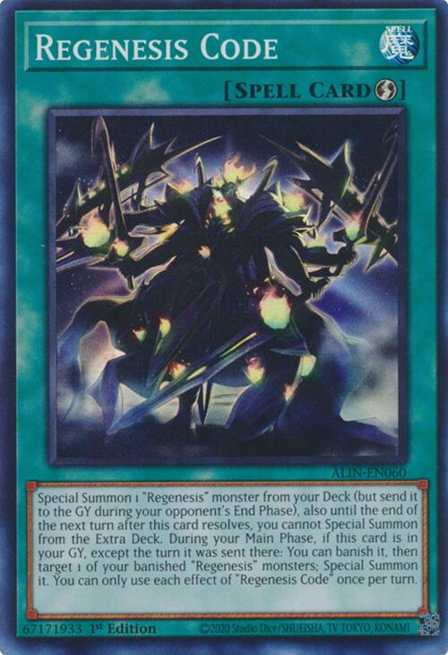 Regenesis Code [ALIN-EN060] Super Rare | Cracking-Singles