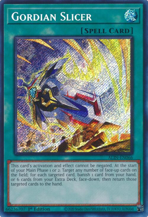 Gordian Slicer [ALIN-EN066] Secret Rare | Cracking-Singles