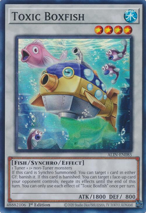 Toxic Boxfish [ALIN-EN085] Super Rare | Cracking-Singles