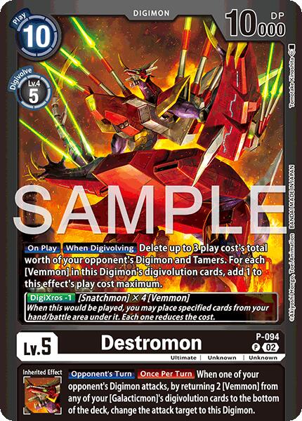 Destromon [P-094] - P-094 (Limited Card Pack -Billion Bullet-) [Limited Card Pack -Billion Bullet-] | Cracking-Singles