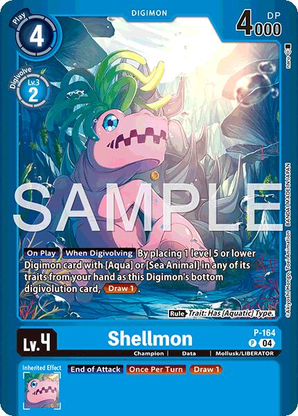 Shellmon [P-164] (Limited Card Pack -Billion Bullet-) [Limited Card Pack -Billion Bullet-] | Cracking-Singles