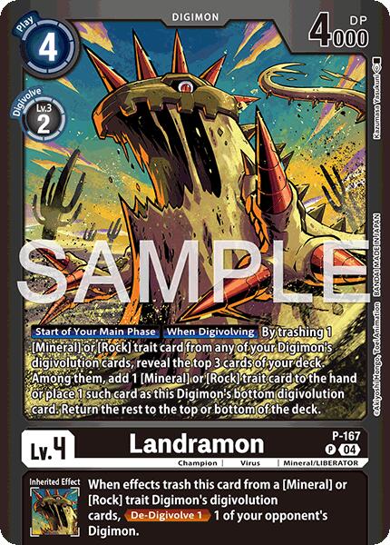 Landramon [P-167] (Limited Card Pack -Billion Bullet-) [Limited Card Pack -Billion Bullet-] | Cracking-Singles