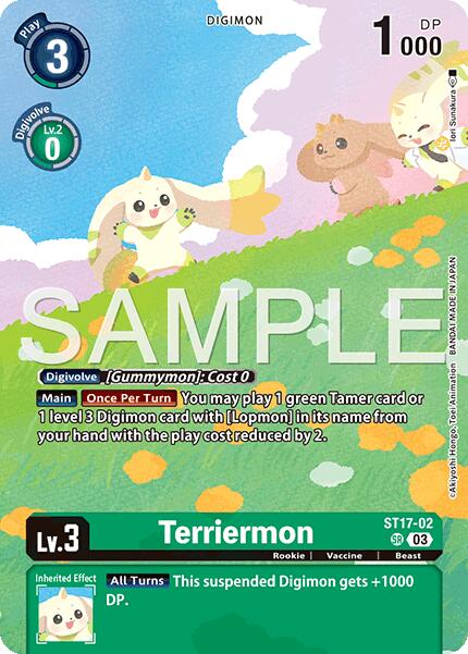 Terriermon [ST17-02] (Limited Card Pack -Billion Bullet-) [Limited Card Pack -Billion Bullet-] | Cracking-Singles