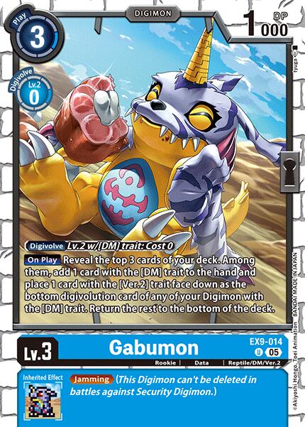 Gabumon [EX9-014] [Versus Monsters] | Cracking-Singles