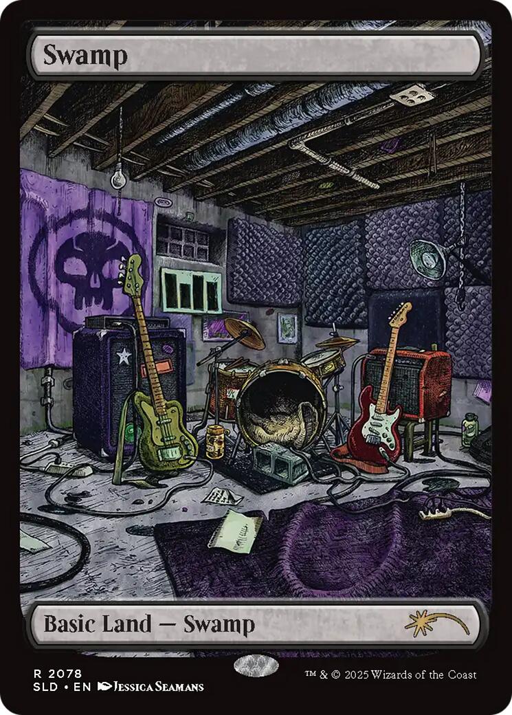 Swamp (2078) [Secret Lair Drop Series] | Cracking-Singles
