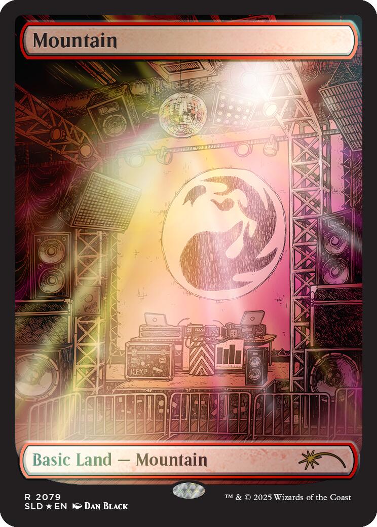 Mountain (2079) (Rainbow Foil) [Secret Lair Drop Series] | Cracking-Singles