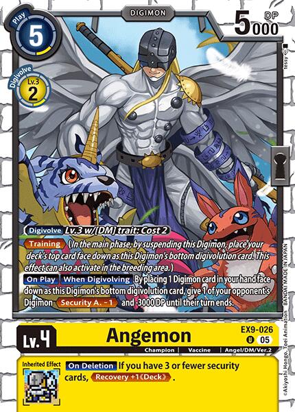 Angemon [EX9-026] [Versus Monsters] | Cracking-Singles
