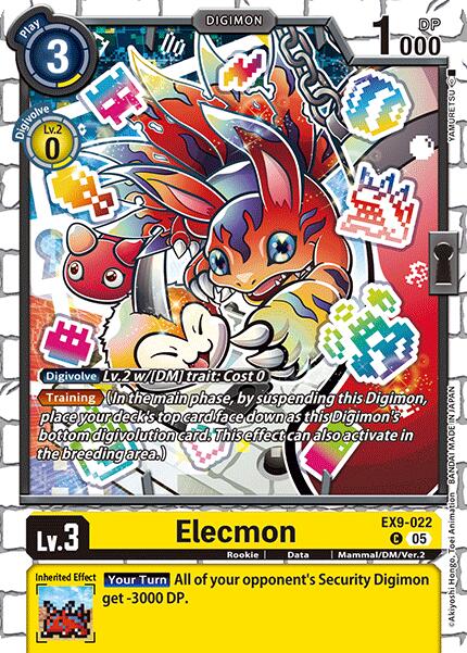 Elecmon [EX9-022] [Versus Monsters] | Cracking-Singles