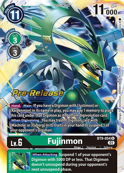 Fujinmon [BT9-054] [X Record Pre-Release Promos] | Cracking-Singles