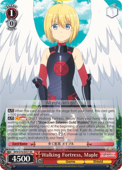 Walking Fortress, Maple (BFR/S78-E057 RR) [BOFURI: I Don't Want to Get Hurt, so I'll Max Out My Defense] | Cracking-Singles