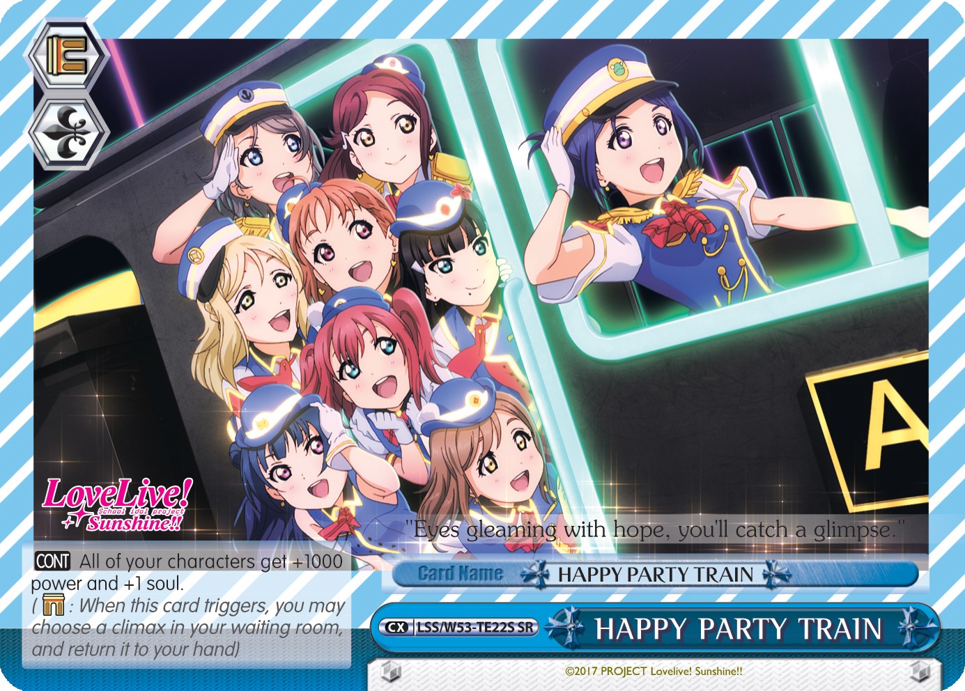 HAPPY PARTY TRAIN (LSS/W53-TE22S SR) [Love Live! Sunshine!! Extra Booster] | Cracking-Singles