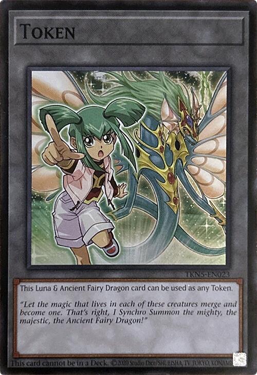 Token (Luna & Ancient Fairy Dragon) [TKN5-EN023] Super Rare | Cracking-Singles