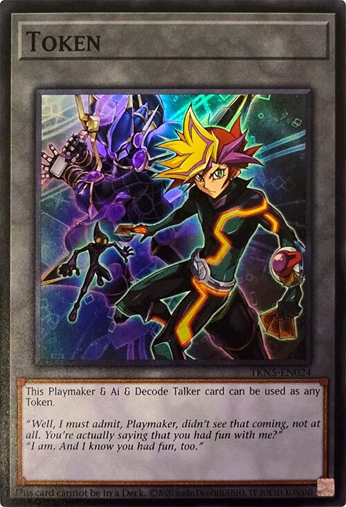 Token (Playmaker & Ai & Decode Talker) [TKN5-EN024] Super Rare | Cracking-Singles