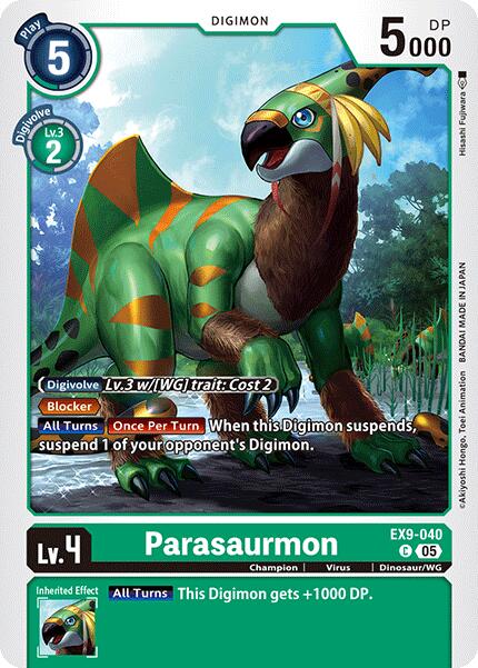 Parasaurmon [EX9-040] [Versus Monsters] | Cracking-Singles