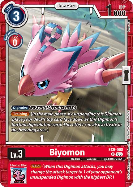 Biyomon [EX9-008] [Versus Monsters] | Cracking-Singles