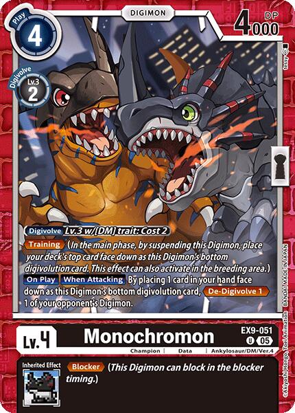 Monochromon [EX9-051] [Versus Monsters] | Cracking-Singles