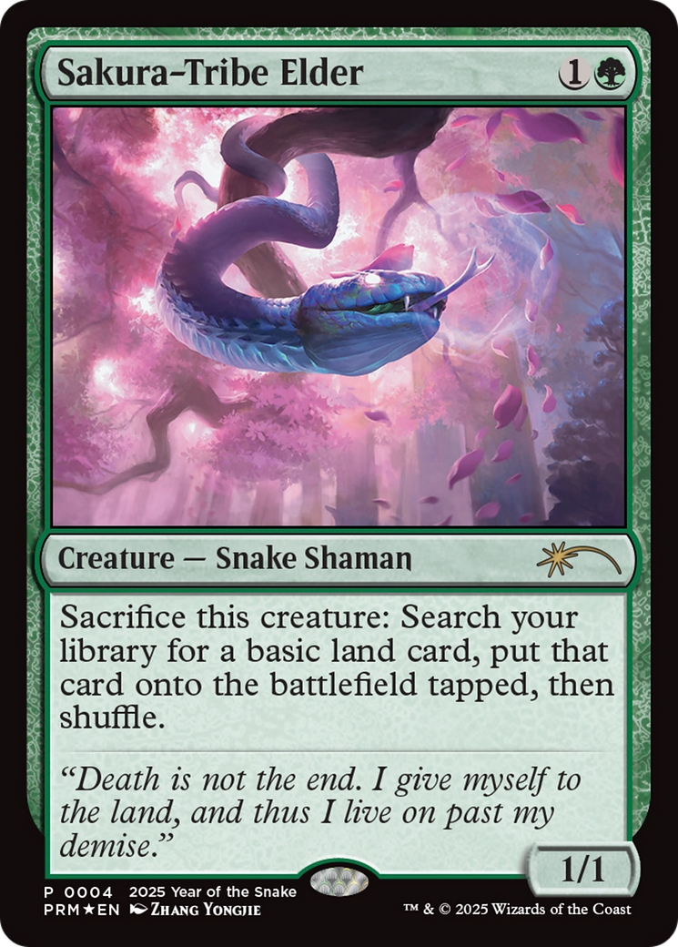 Sakura-Tribe Elder (Year of the Snake 2025) [Standard Showdown Promos] | Cracking-Singles