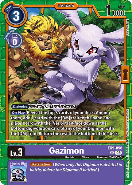 Gazimon [EX9-058] [Versus Monsters] | Cracking-Singles