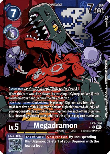 Megadramon [EX9-064] (Alternate Art) [Versus Monsters] | Cracking-Singles